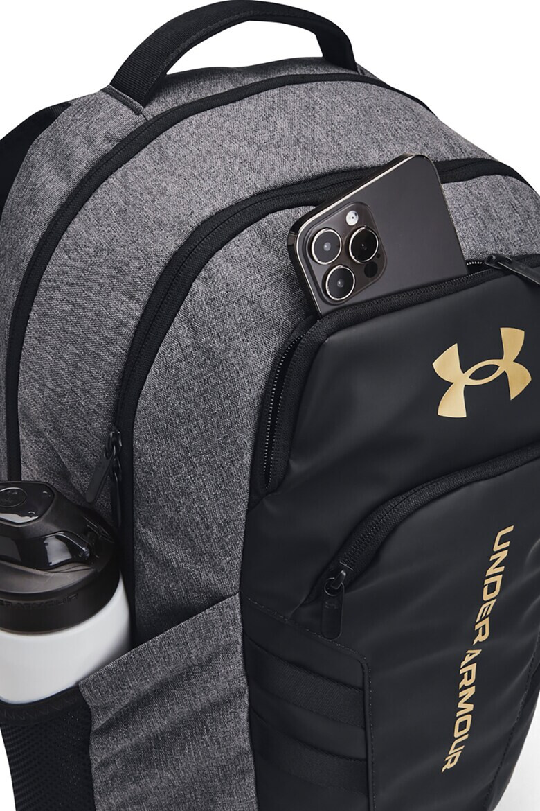 Under Armour Раница Hustlro 6.0 Pro с лого - 31 л - Черен/Сив - Pepit.bg