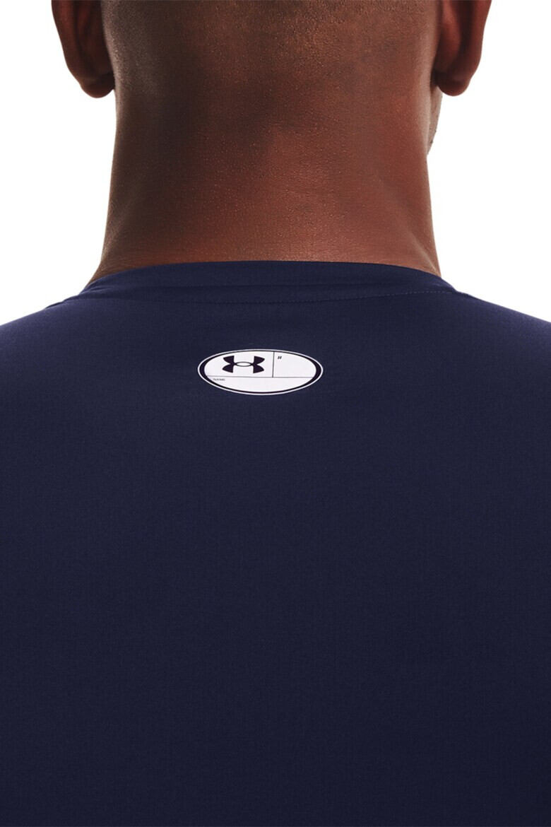 Under Armour Слим фитнес тениска с лого - Pepit.bg