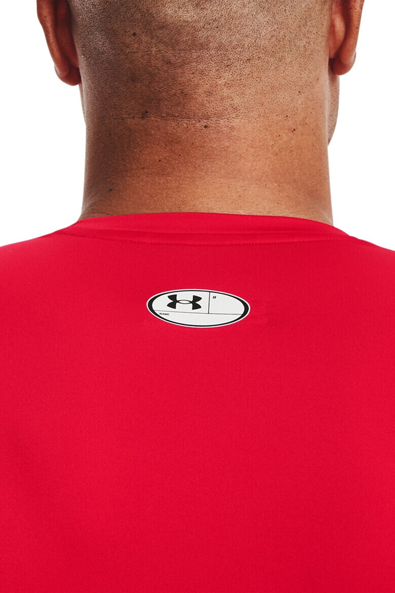 Under Armour Слим фитнес тениска с лого - Pepit.bg