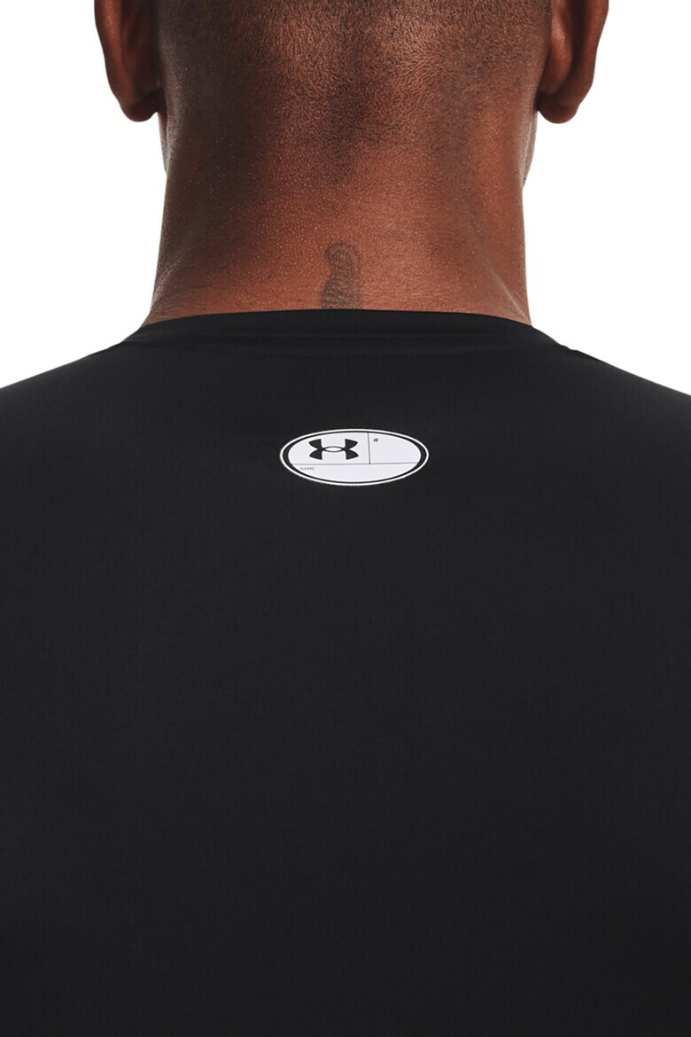 Under Armour Слим фитнес тениска с лого - Pepit.bg