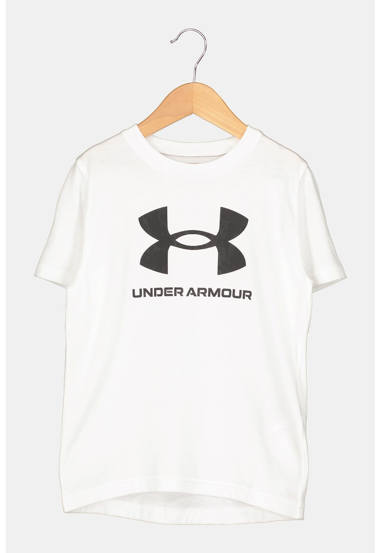 Under Armour Фитнес тениска Sportstyle с лого - Pepit.bg