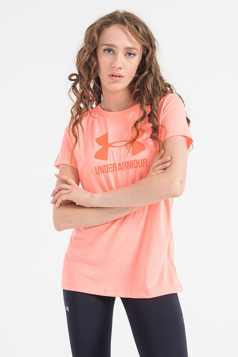 Under Armour Спортна тениска Threadborne с лого - Pepit.bg