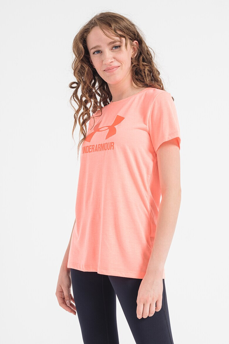Under Armour Спортна тениска Threadborne с лого - Pepit.bg