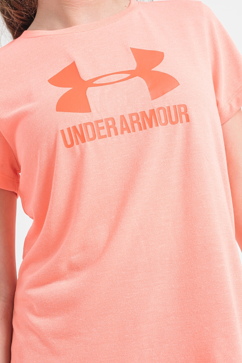 Under Armour Спортна тениска Threadborne с лого - Pepit.bg