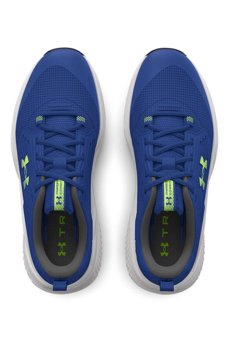 Under Armour Спортни обувки Commit 4 - Кралско Синьо/Лайм зелено - Pepit.bg