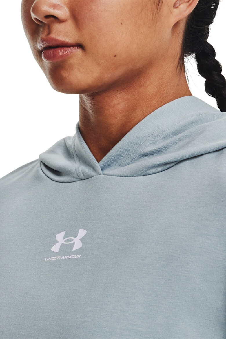 Under Armour Спортно худи Rival без ръкави - Pepit.bg