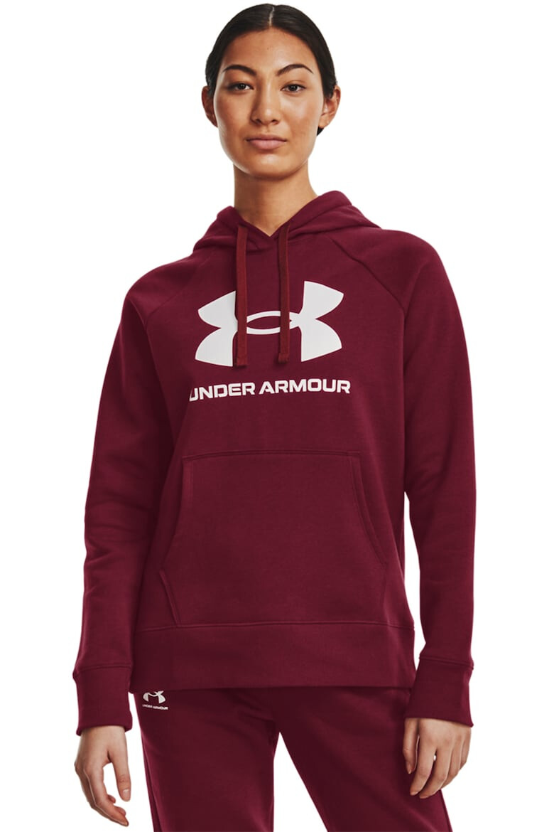 Under Armour Спортно худи Rival с лого и ръкави реглан - Pepit.bg