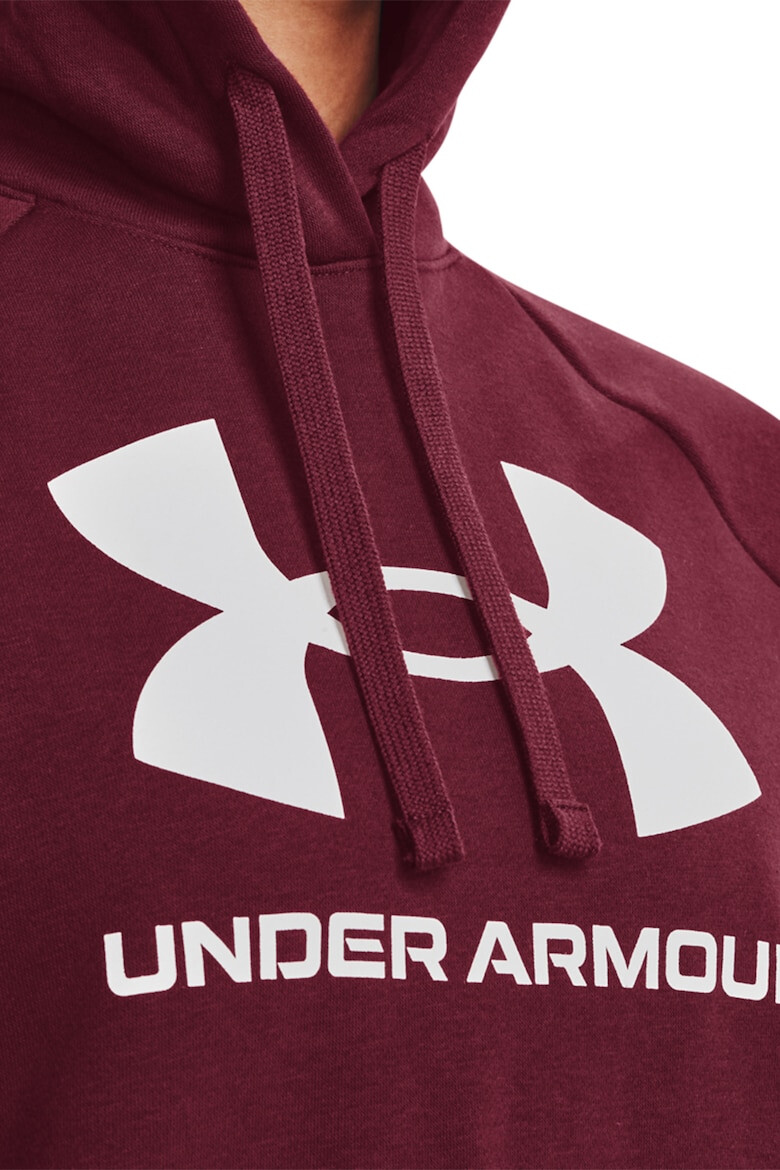 Under Armour Спортно худи Rival с лого и ръкави реглан - Pepit.bg