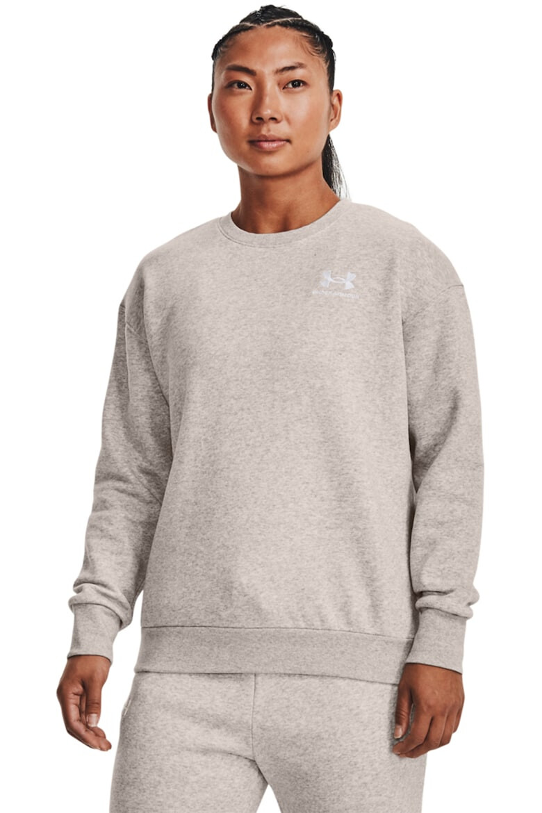 Under Armour Суитшърт Essential Fleece с овално деколте - Pepit.bg