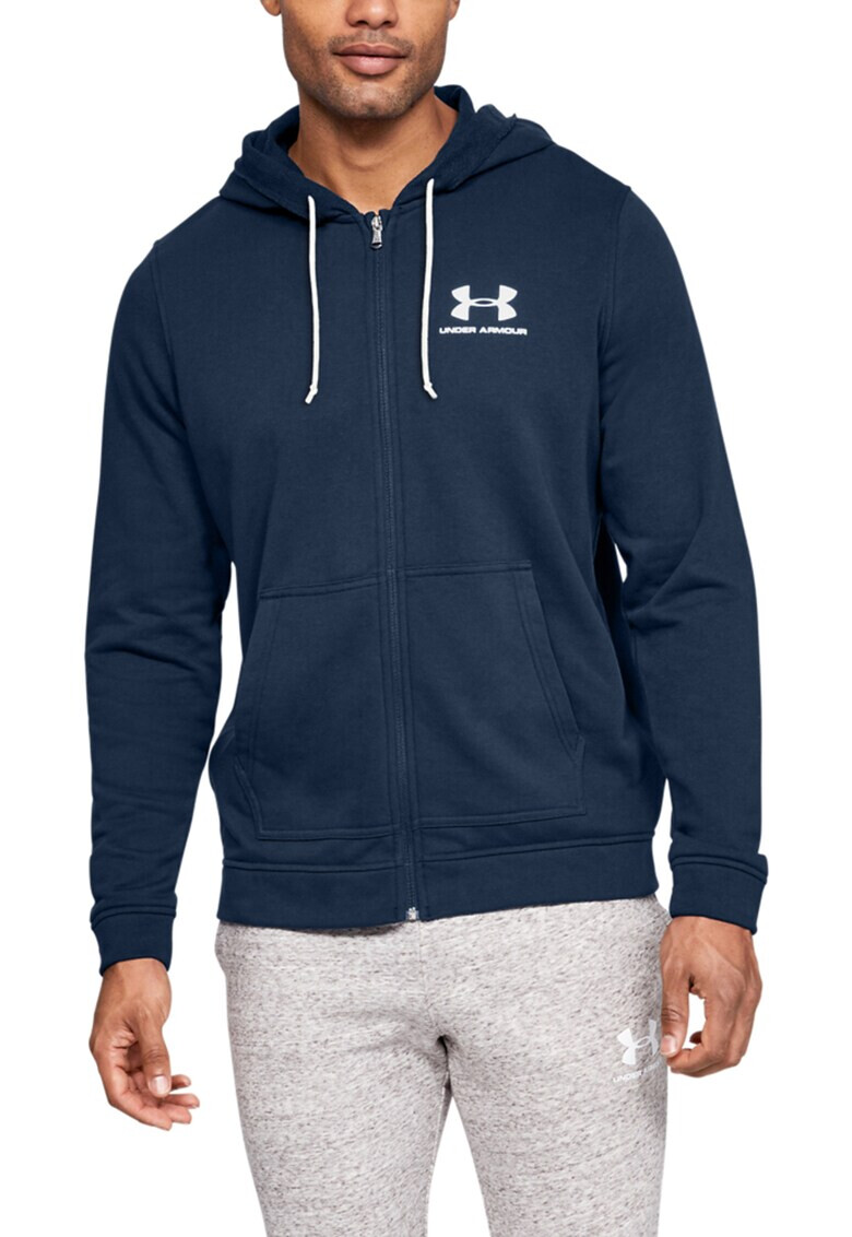 Under Armour Суитшърт Sportstyle с качулка и цип - Pepit.bg