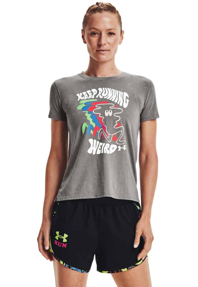 Under Armour Тениска Keep Run Weird за бягане - Pepit.bg