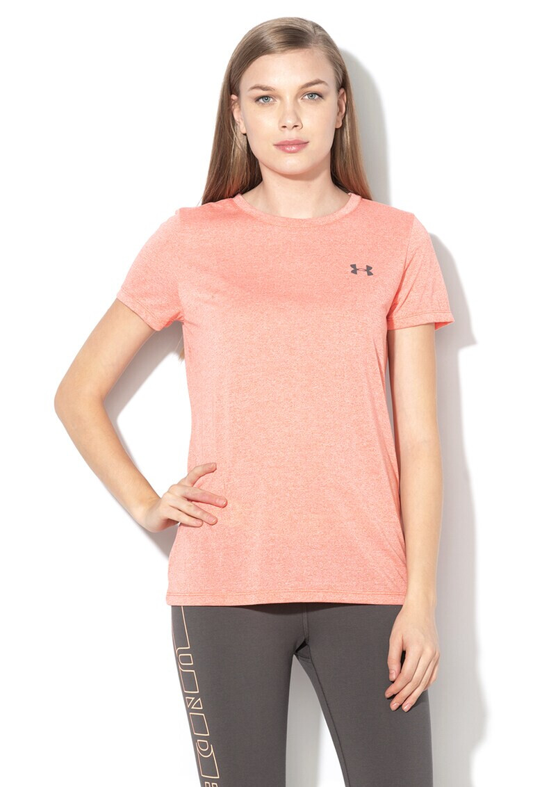 Under Armour Тениска за фитнес с лого - Pepit.bg