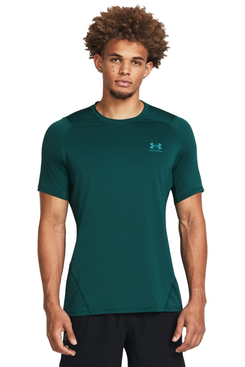 Under Armour Тениска за фитнес с лого - Pepit.bg