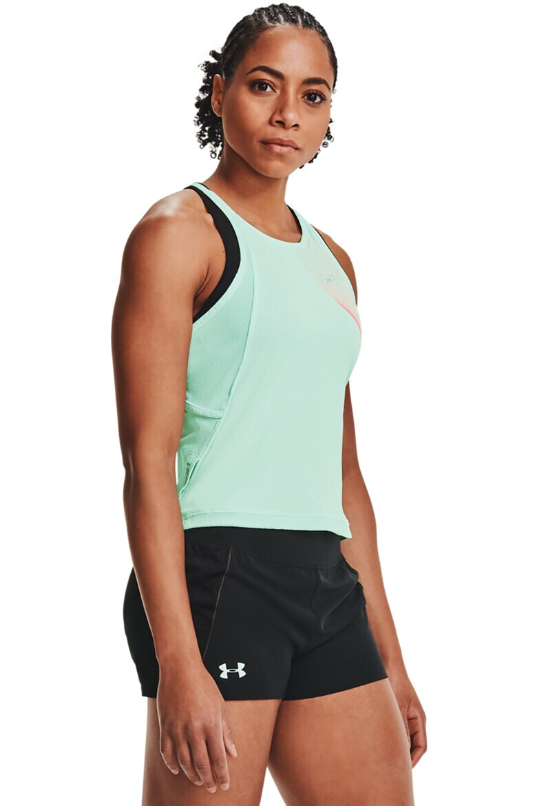 Under Armour Топ Qualifier за бягане с изрязан гръб - Pepit.bg