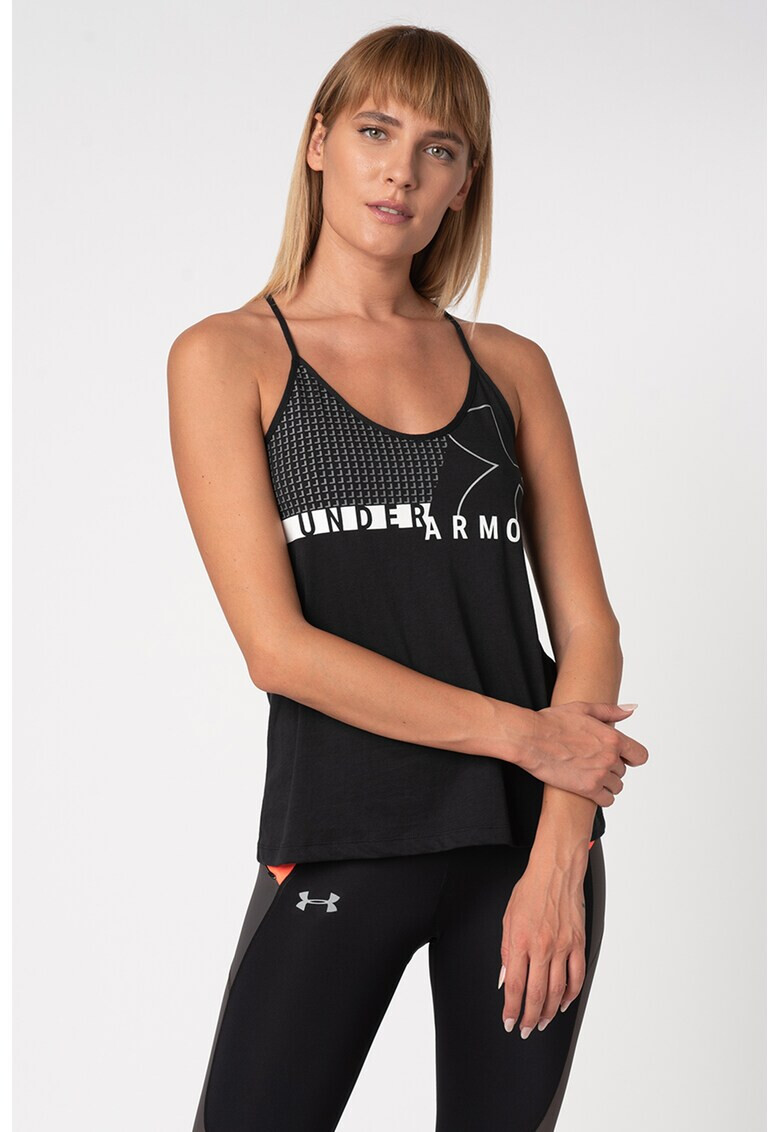 Under Armour Фитнес топ с лого - Pepit.bg