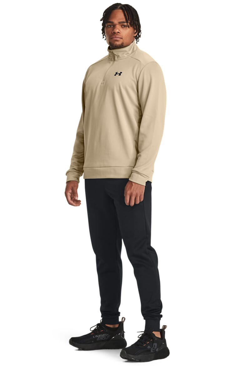 Under Armour Тренировъчен суитшърт с къс цип - Pepit.bg