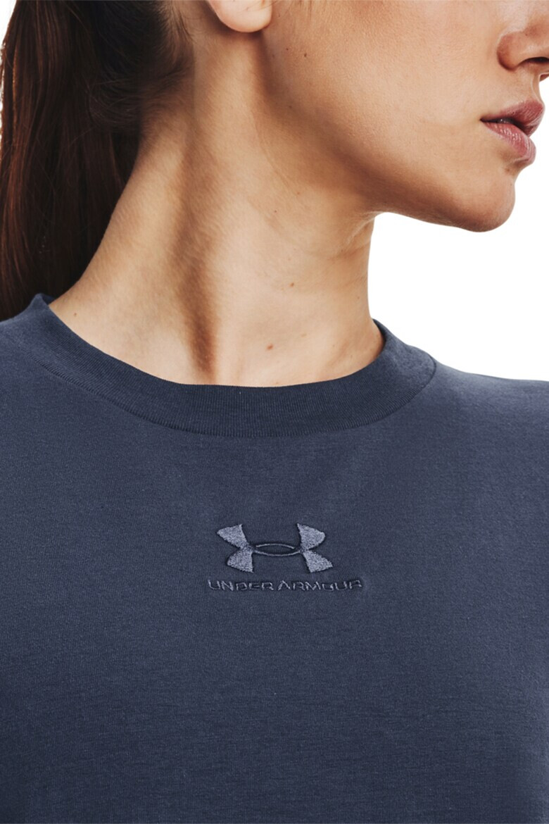 Under Armour Тренировъчна тениска с бродирано лого - Pepit.bg