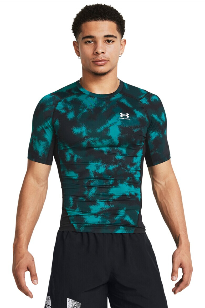 Under Armour Тренировъчна тениска с шарка - Pepit.bg