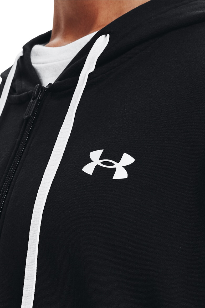 Under Armour Тренировъчно худи с джобове и цип - Pepit.bg