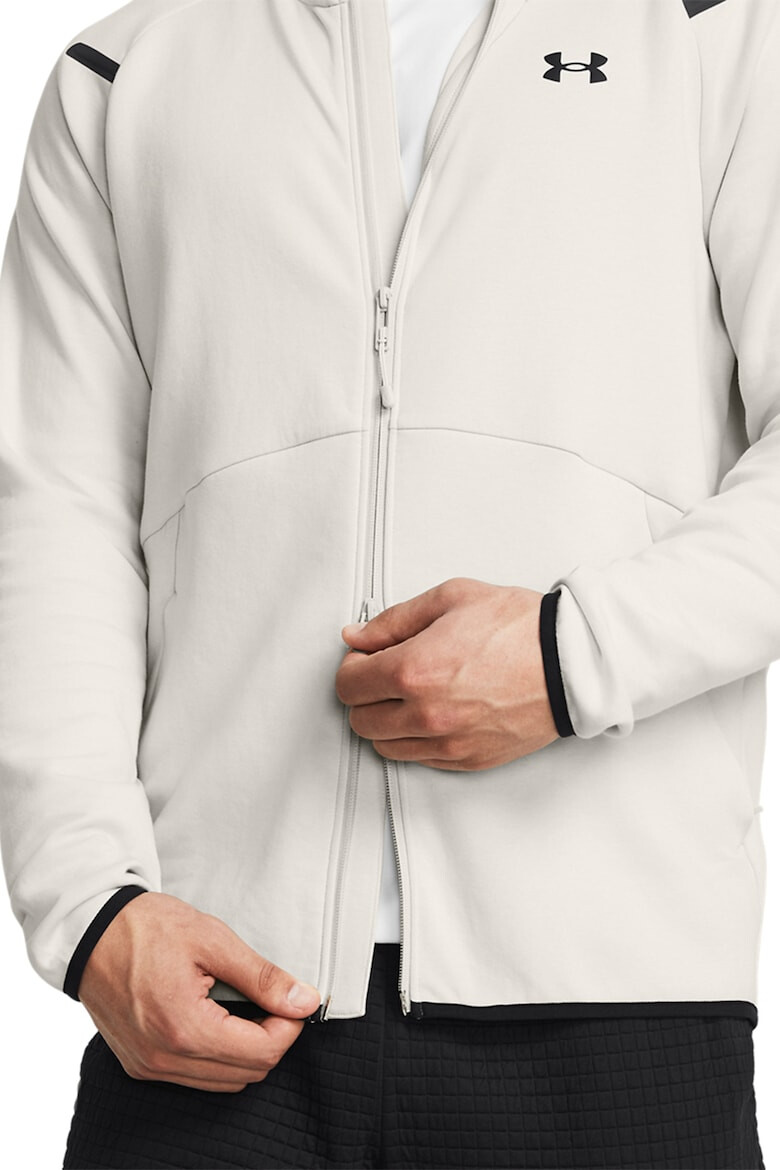 Under Armour Поларено худи Unstoppable - Мръснобял - Pepit.bg