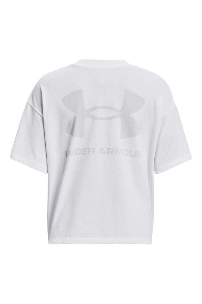 Under Armour Уголемена фитнес тениска с лого - Pepit.bg