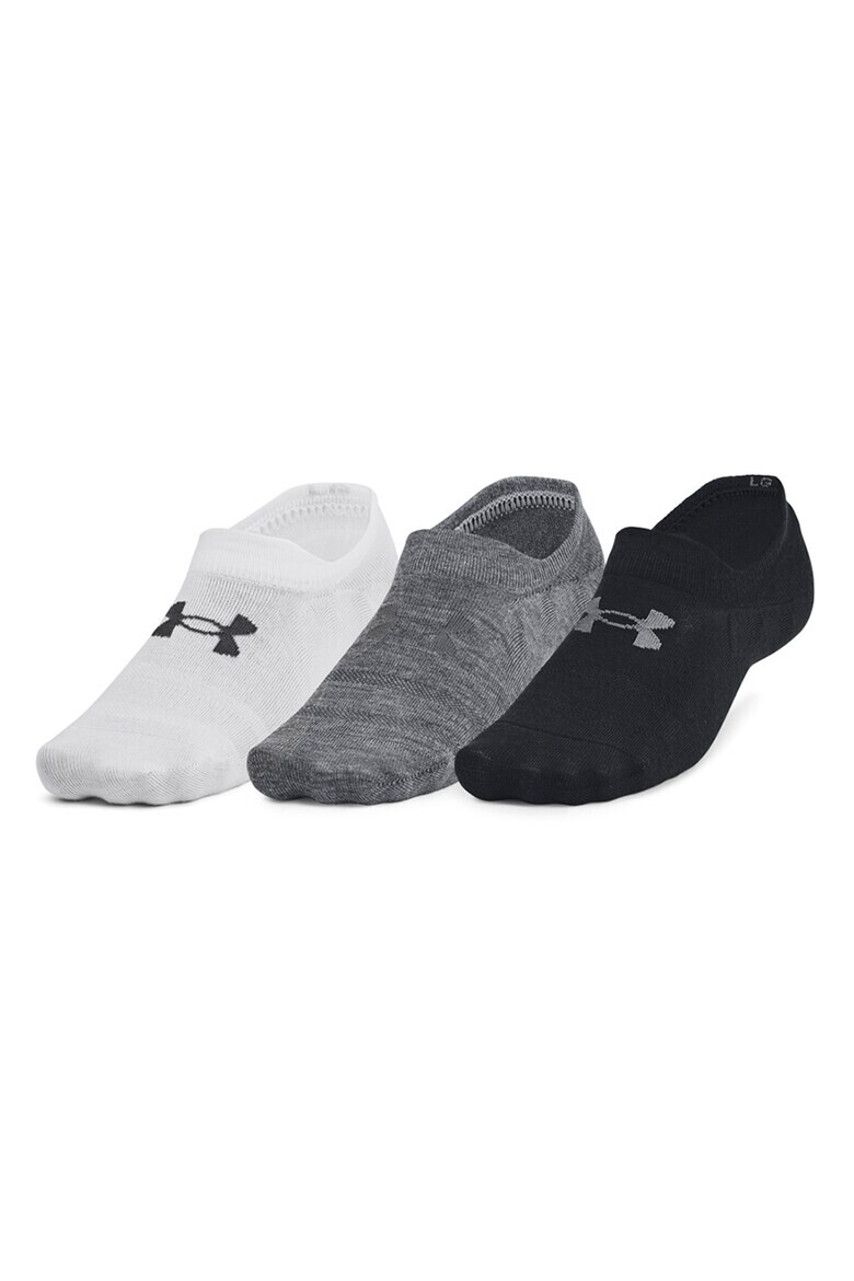 Under Armour Унисекс изрязани тренировъчни чорапи Essential - 3 чифта - Pepit.bg