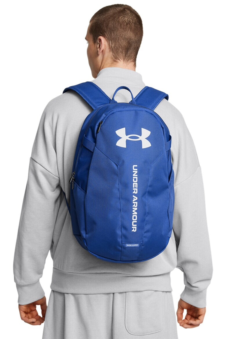 Under Armour Унисекс раница Hustle Lite с лого - 24 л - Pepit.bg