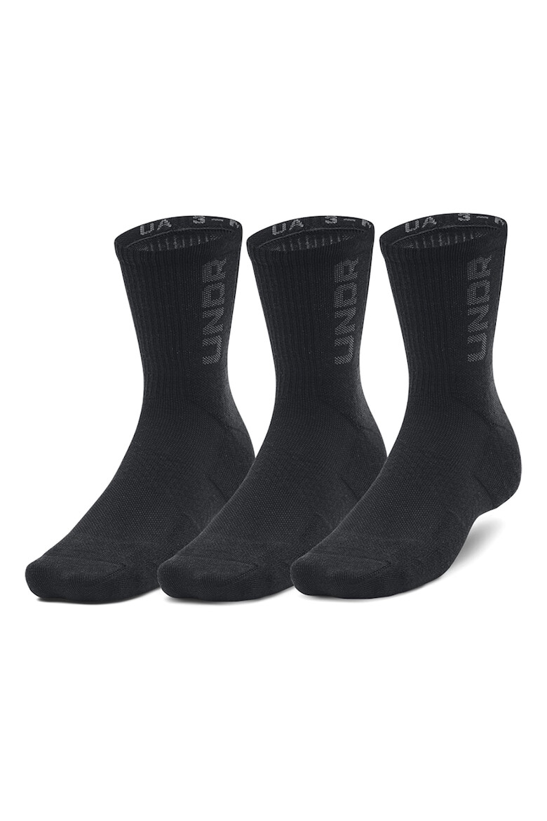 Under Armour Унисекс тренировъчни дълги чорапи - 3 чифта - Pepit.bg