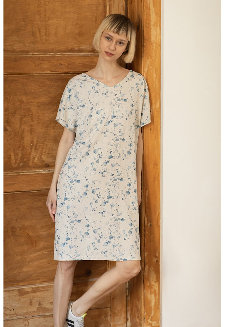 UNDRESS Ленена рокля с шпиц - Pepit.bg