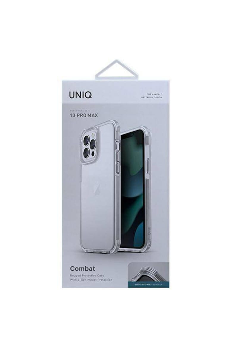 uniq Калъф Combat За iPhone 13 Pro Max Crystal Clear - Pepit.bg