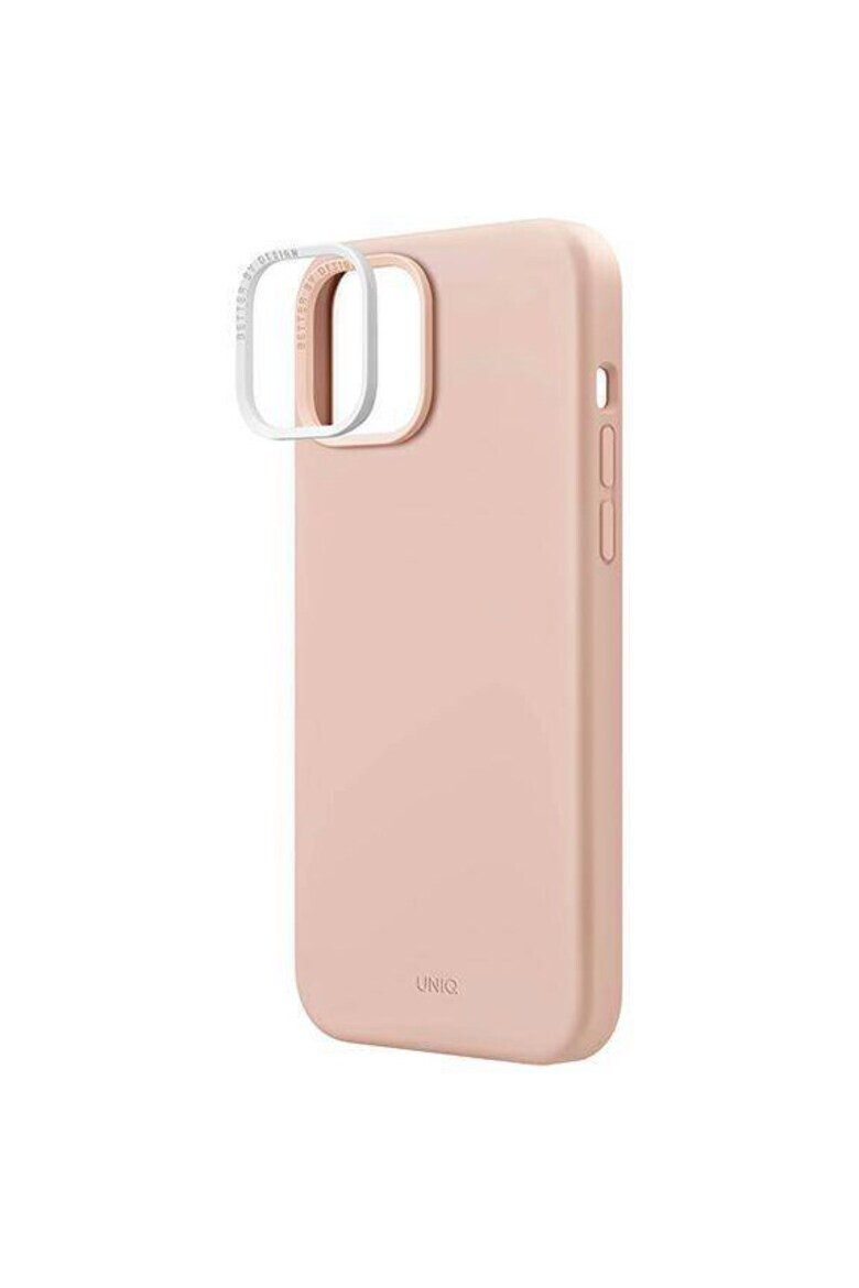 uniq Калъф Lino Hue Magclick за iPhone 14 - Blush Pink - Pepit.bg