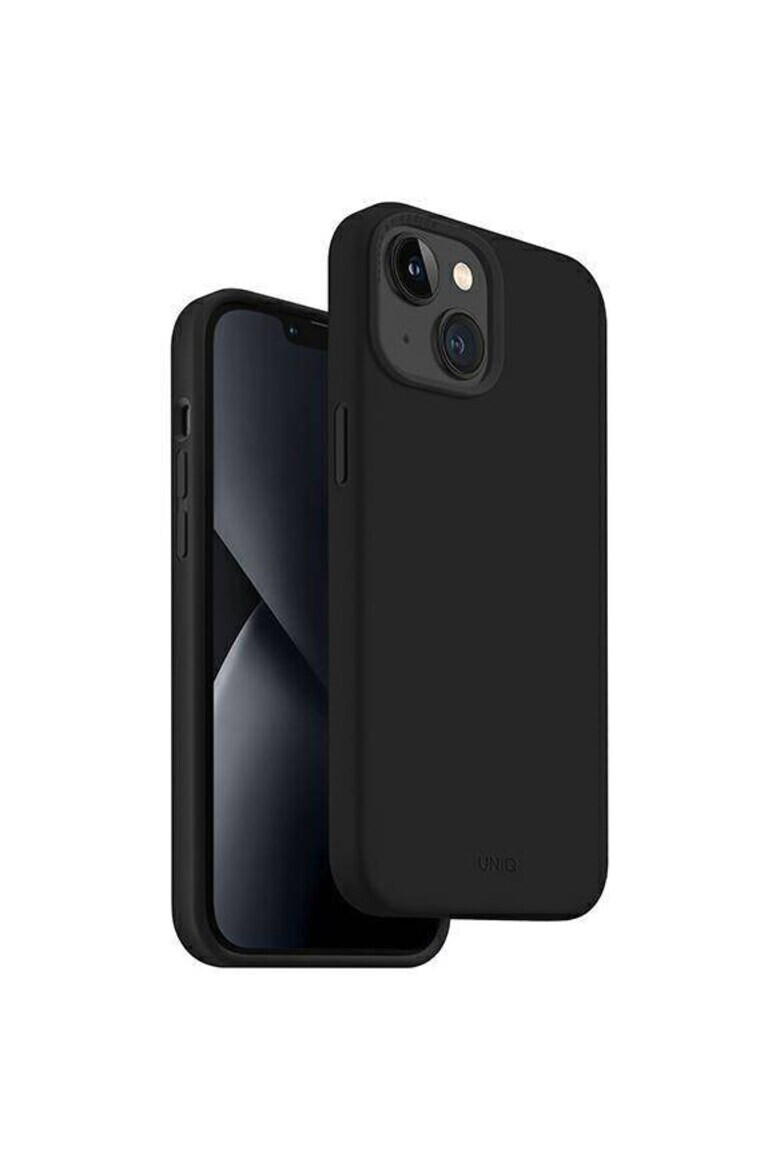 uniq Lino защитен калъф за iPhone 14 - Midnight Black - Pepit.bg