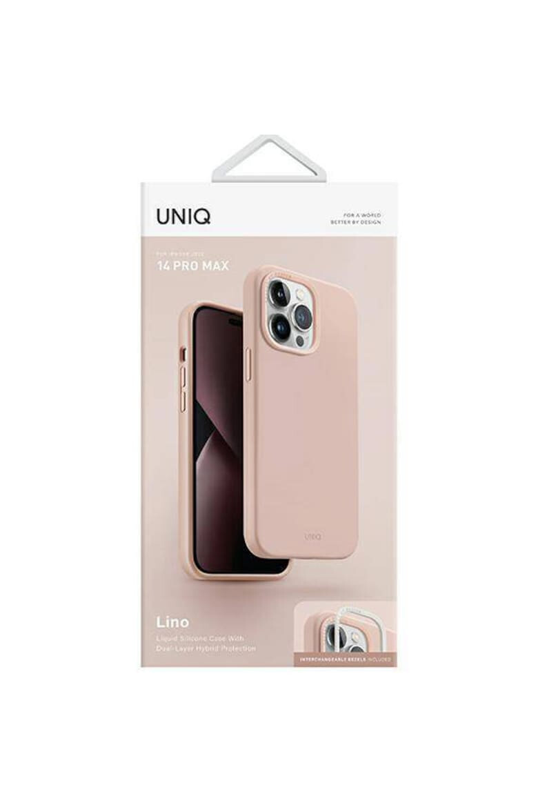 uniq Lino защитен калъф за iPhone 14 Pro Max - Pink Blush - Pepit.bg