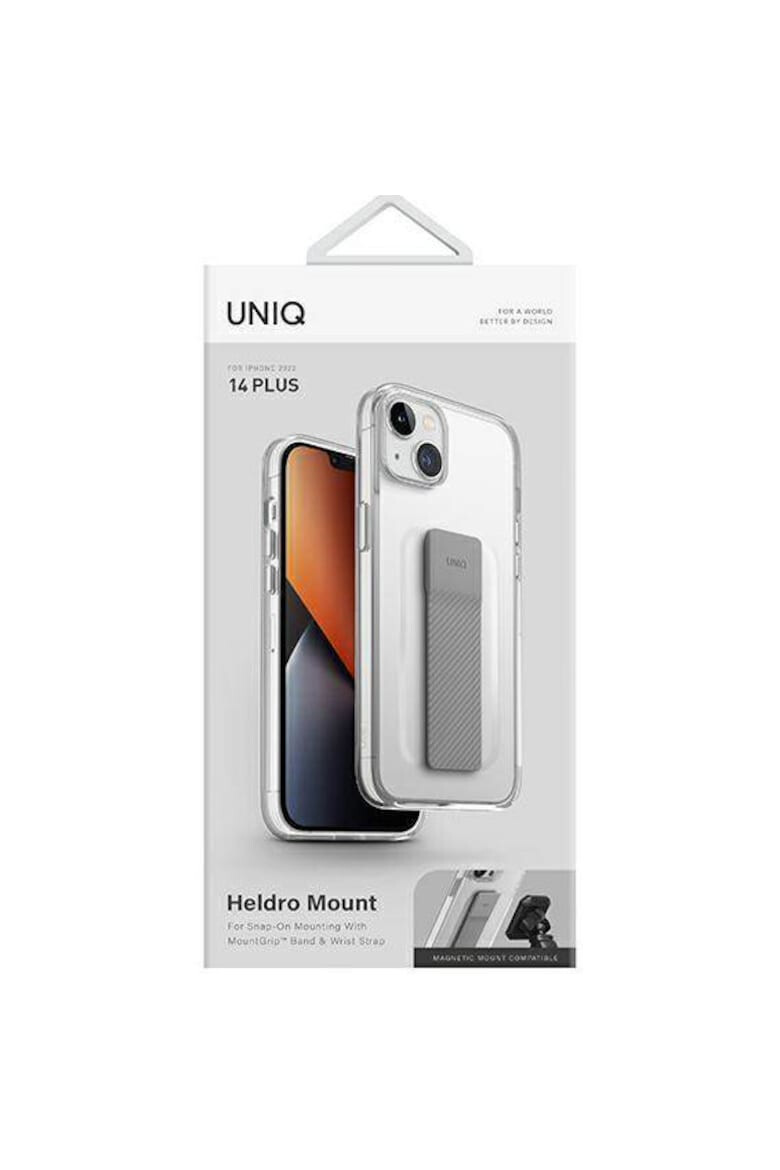uniq Защитен калъф Heldro Mount за iPhone 14 Plus - Lucent Clear - Pepit.bg
