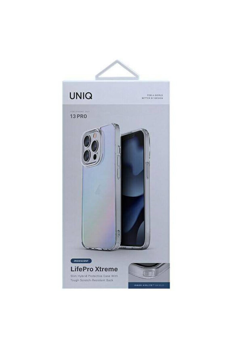 uniq Защитен калъф LifePro Xtreme за iPhone 13 Pro /13 Opal/Iridescent - Pepit.bg