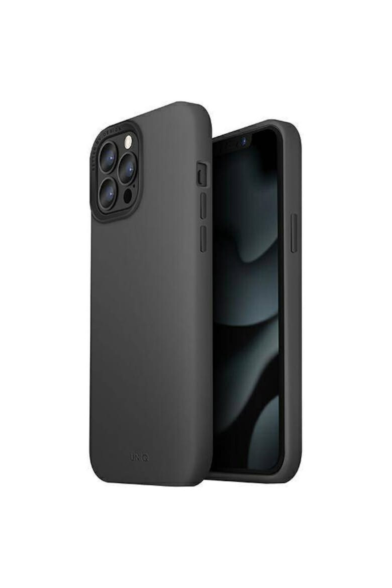 uniq Защитен калъф Lino Hue Magclick за iPhone 13 Pro /13 Charcoal Gray - Pepit.bg