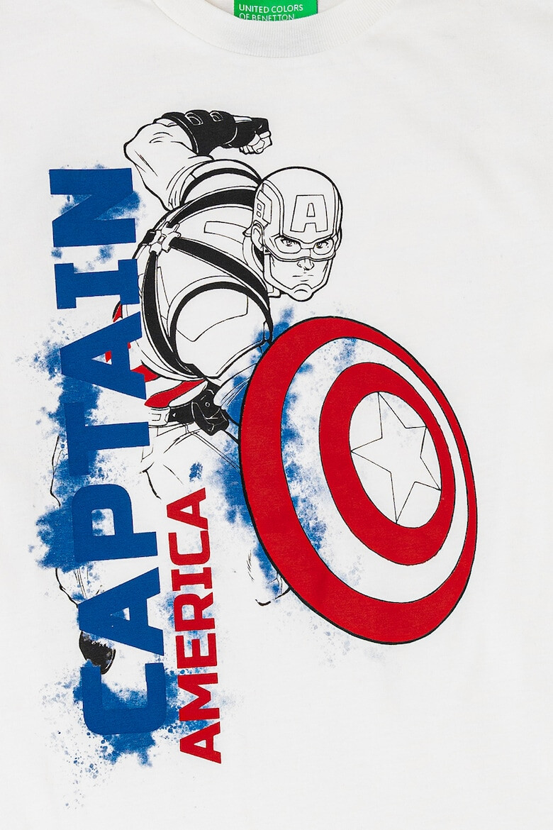 United Colors of Benetton Блуза с принт на Captain America - Pepit.bg