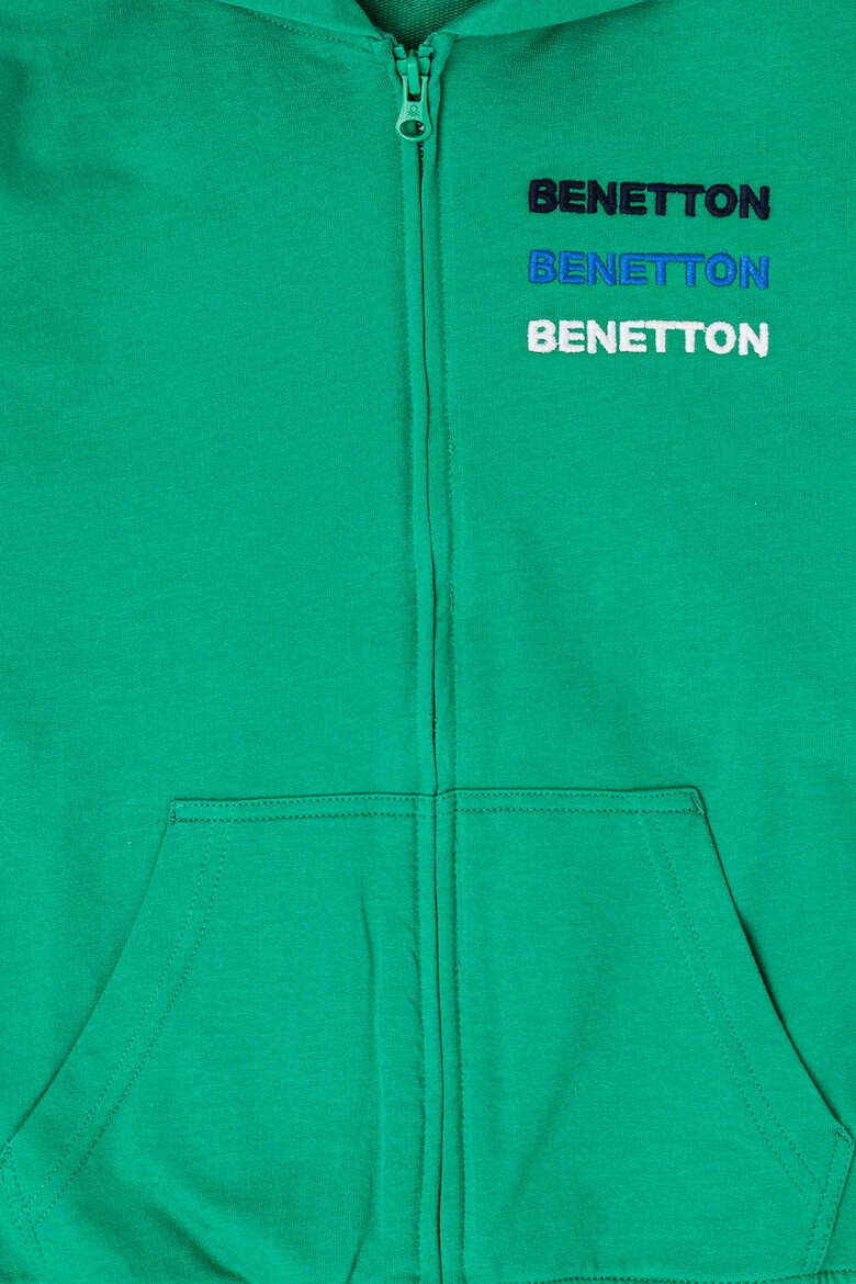 United Colors of Benetton Худи с цип и лого - Pepit.bg