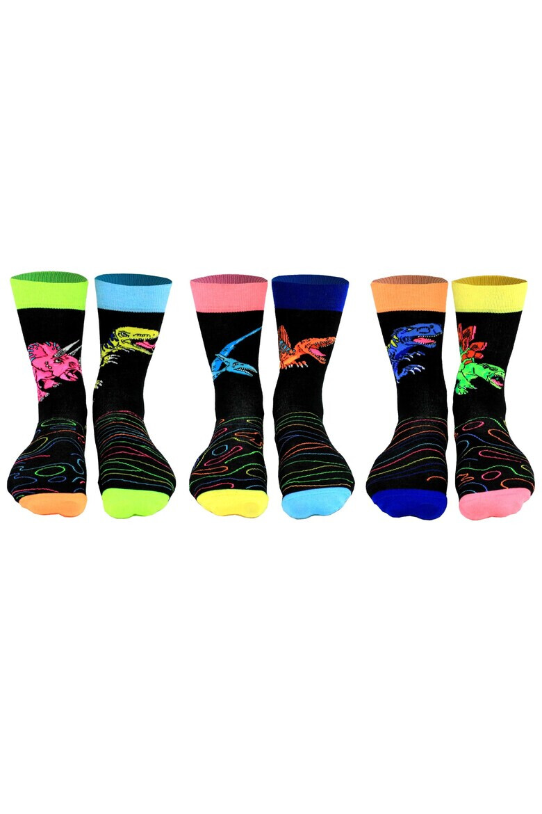 United OddSocks Дълги чорапи с шарка - 6 чифта - Pepit.bg