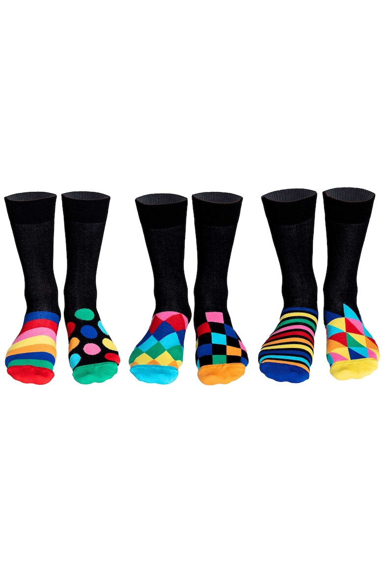 United OddSocks Дълги чорапи с шарка - 6 чифта - Pepit.bg