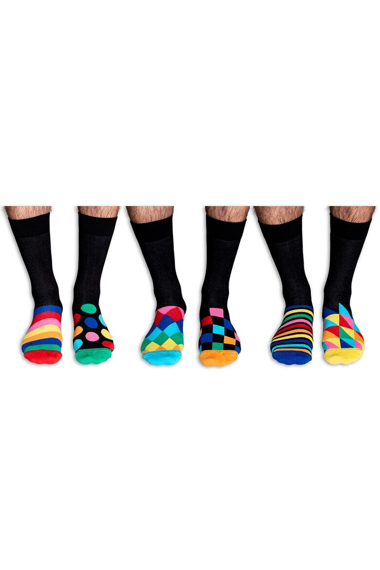 United OddSocks Дълги чорапи с шарка - 6 чифта - Pepit.bg