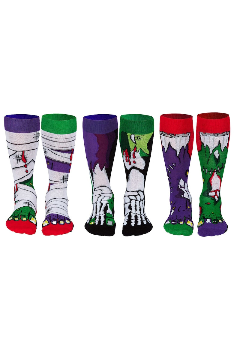 United OddSocks Дълги чорапи с шарка - 6 чифта - Pepit.bg