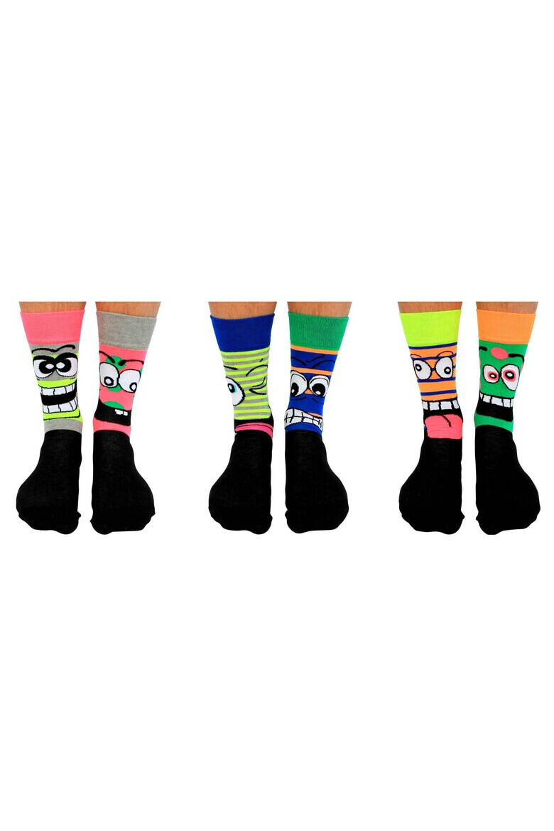 United OddSocks Дълги чорапи с шарка - 6 чифта - Pepit.bg