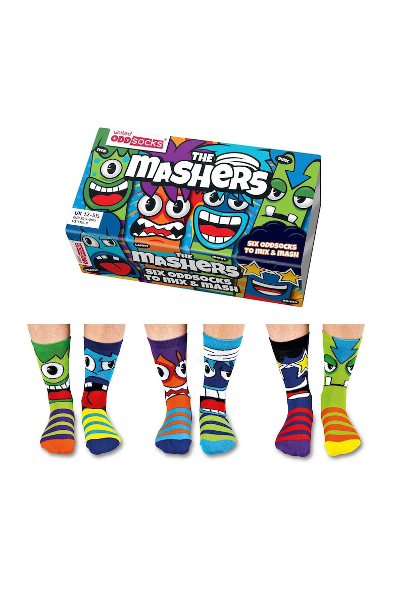 United OddSocks Дълги чорапи с щампа - 3 чифта - Pepit.bg