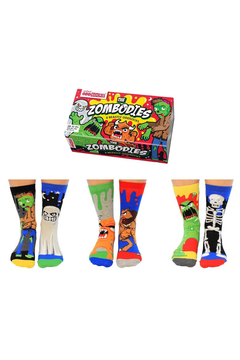 United OddSocks Дълги чорапи с щампа - 3 чифта - Pepit.bg