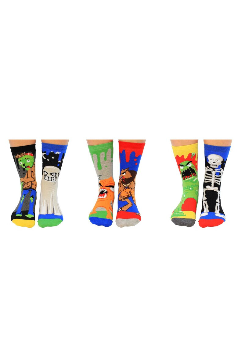 United OddSocks Дълги чорапи с щампа - 3 чифта - Pepit.bg