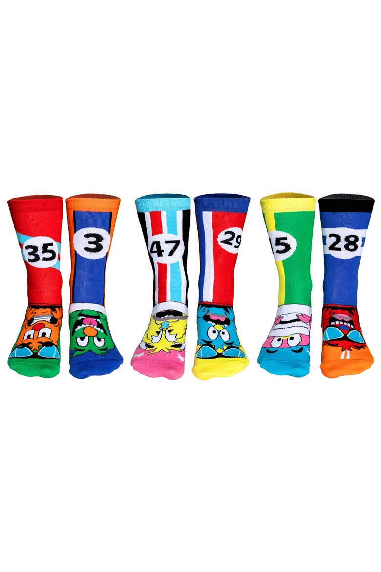 United OddSocks Дълги чорапи с щампа - 3 чифта - Pepit.bg