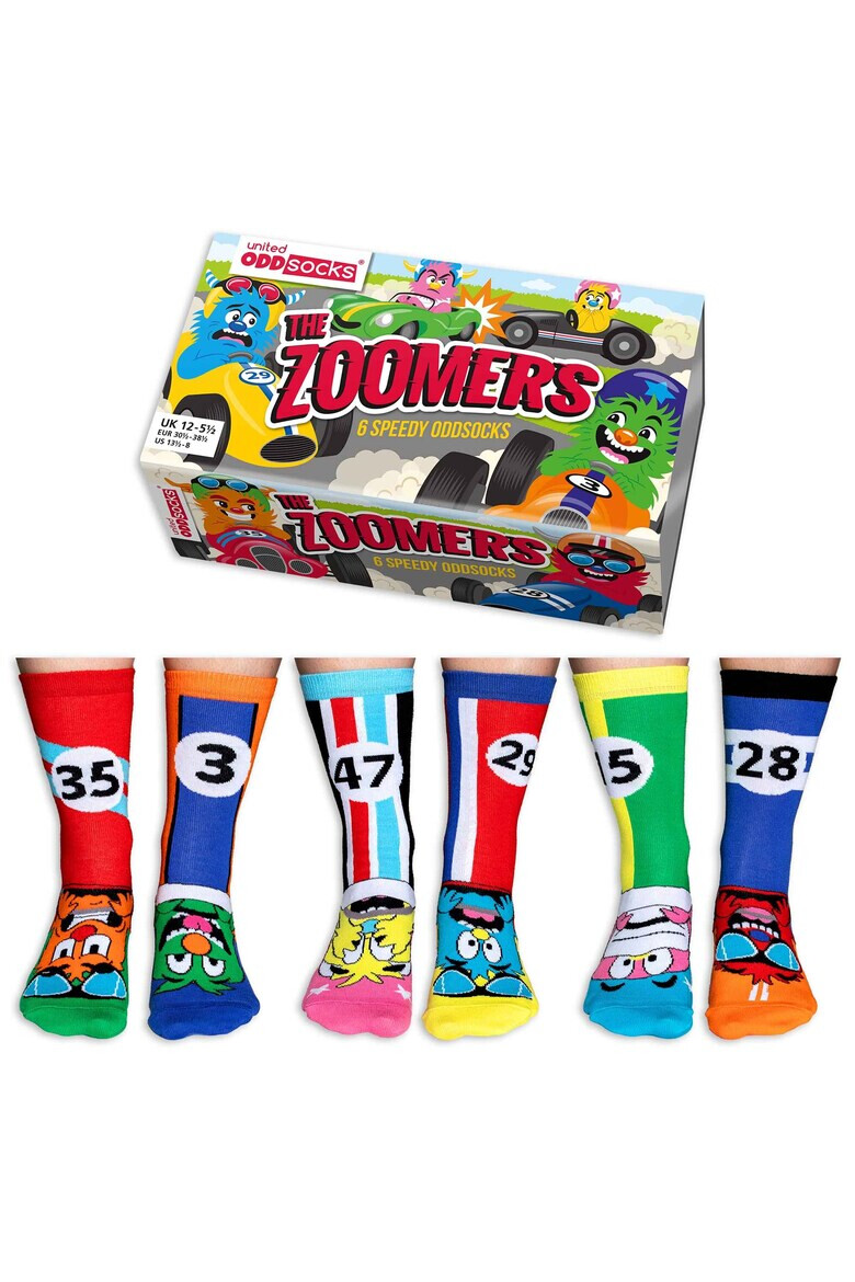United OddSocks Дълги чорапи с щампа - 3 чифта - Pepit.bg