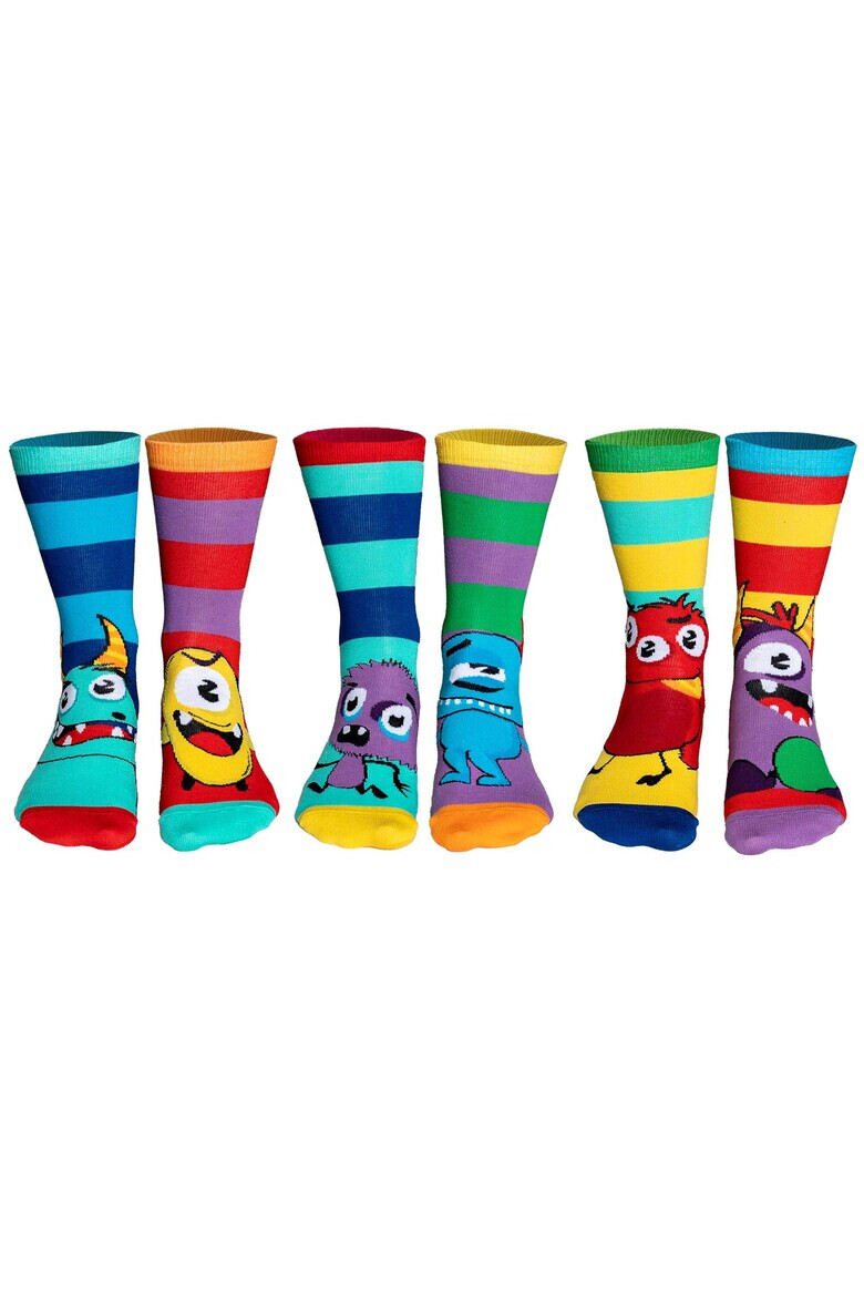 United OddSocks Дълги чорапи с щампа - 3 чифта - Pepit.bg