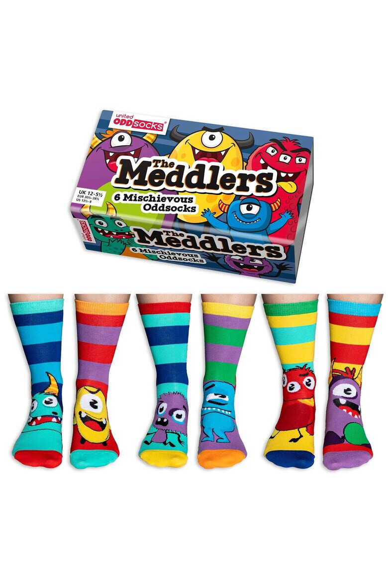United OddSocks Дълги чорапи с щампа - 3 чифта - Pepit.bg